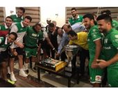 "تورتة" من فريق الاتحاد السكندرى لأبطال السلة