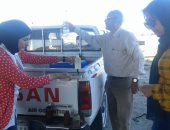 صور .. سحب عينات من المجارى المائية بكفر الشيخ..  وانخفاض حرق القش عن العام الماضى