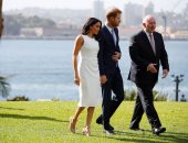 صور.. الأمير هارى وميجان ماركل يبدأن أول جولة خارجية بأستراليا منذ زفافهم