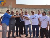 محافظة بنى سويف تستقبل شعلة الدورة الرياضية العربية الثانية للاتحادات النوعية