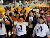 مظاهرات فى بنما للمطالبة بإطلاق سراح ابنه الرئيس السابق ألبرتو فوجيمورى