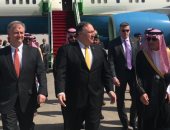 شاهد.. لحظة وصول وزير الخارجية الأمريكى إلى الرياض