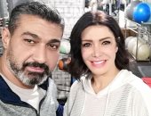 "لقاء الجبابرة".. لقاء سويدان وياسر جلال فى الجيم