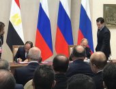 صور.. السيسي وبوتين يشهدان مراسم توقيع اتفاقيات بين مصر وروسيا 