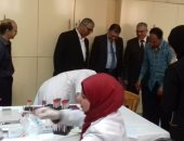 حلل واطمن.. فحص 1000 حالة للكشف عن أمراض السمنة والسكر والضغط بالمنوفية