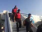 بعثة المنتخب تصل القاهرة بعد التأهل لكأس الأمم الأفريقية 