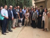 صور.. وزير الآثار وسفراء 15 دولة فى جولة بـ"ملتقى الأديان" بسانت كاترين