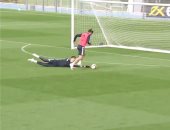 جاريث بيل يسجل هدفا رائعا فى تدريبات ريال مدريد.. فيديو