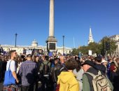 صور.. 570 ألف شخص يتظاهرون فى لندن للمطالبة باستفتاء ثان حول "بريكست" 