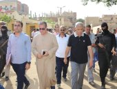 محافظ المنوفية يتفقد قرية كفر داود بمدينة السادات