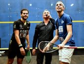 على فرج يهزم كريم عبد الجواد 3/1 ويتأهل لنهائى بطولة تشانيل فاس للإسكواش