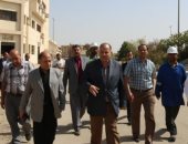 محافظ الفيوم يتابع سير العمل بعدد من مشروعات مياه الشرب والصرف الصحى