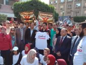 فيديو وصور.. محافظ القليوبية يطلق شارة البدء لماراثون اختراق ضاحية