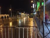 صور.. الأمن الجزائري يغلق شارع فندق الأهلي بسبب الجماهير 