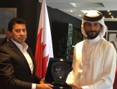 أشرف صبحى يلتقى رئيس المجلس الأعلى للشباب والرياضة البحرينية