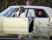 سوالف براد ودى كابريو وحجاب مارجوت روبى فى كواليس Once Upon A Time in Hollywood