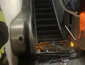 15 مصابا فى انهيار سلم كهربائى بمترو روما بإيطاليا