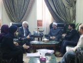 مفتي الجمهورية يستقبل وفدًا من مؤسسة "بيرجهوف" الألمانية 