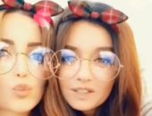 فيديو.. غادة عادل ونسرين طافش فى كواليس تصوير فيلم " نادى الرجال السرى"