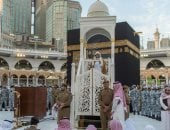 صور.. آلاف المصلين يؤدون صلاة الاستسقاء بالمسجد الحرام فى مكة