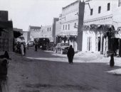 شاهد.. الشارع الرئيسى بحى المرقب فى مدينة الرياض بالسعودية عام 1950