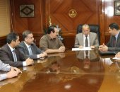 محافظ كفرالشيخ يبحث تطوير مركز المعلومات مع وفد مجلس الوزراء