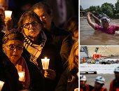 صور.. العالم هذا الصباح.. رجال الإنقاذ فى إندونيسيا يواصلون انتشال جثث ضحايا الطائرة المنكوبة.. الأمريكيون يضيئون الشموع حدادا على ضحايا المعبد اليهودى.. ومهاجرو هندوراس يعبرون نهر كوسيتى للهروب إلى أمريكا