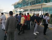وصول جماهير الترجى لمطار القاهرة لحضور نهائى أفريقيا أمام الأهلى 