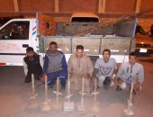 القبض على 4 عاطلين عقب سرقتهم موقع شركة تحت الإنشاء بالقطامية