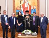 البابا تواضروس ستقبل وفد الاتحاد الأوروبى بالمقر البابوى.. صور