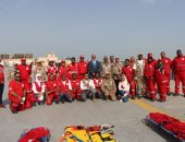 مركز البحث والإنقاذ الرئيسى للقوات المسلحة ينفذ التجربة "مصر - 5" لمحاكاة إنقاذ عبارة