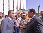 محافظ أسيوط يشهد إخلاء مبنى الديوان العام ضمن المشروع التدريبى لمواجهة الازمة