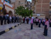 محافظ الإسكندرية يتفقد أعمال تطوير مدرسة كليوباترا الإعدادية بنات.. صور