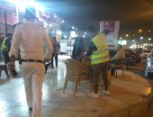 صور.. شرطة المرافق تواصل حملات إعادة الانضباط للميادين والشوارع بالجيزة