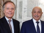 رئيس البرلمان الليبى يبحث مع المسؤولين الإيطاليين مستجدات الأوضاع فى ليبيا