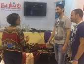 جهاز تنمية المشروعات يطرح منتجاته على ضيوف منتدى شباب العالم