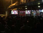 شاهد فرحة الأهلاوية على المقاهى بالمحلة بالهدف الأول فى شباك الترجى