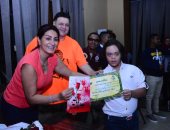 صور.. وفاء عامر تشارك فى تكريم الأبطال ذوى الاحتياجات الخاصة