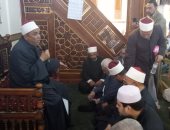 صور.. رئيس القطاع الدينى بالأوقاف يفتتح مسجد البلدية برأس البر