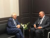 شكرى يلتقى غسان سلامة ويؤكد ضرورة التوصل إلى تحقيق الاستقرار فى ليبيا