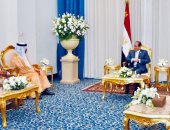 الرئيس السيسي يلتقى رئيس ديوان ولى عهد أبو ظبى