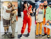 الماتشينج وسنينه.. البرتقالى يسيطر على أزياء Street style فى مهرجان complexcon