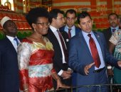 أشرف صبحي يلتقي وزيرة الشباب والرياضة ببورندى