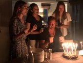 شاهد.. كيف احتفل الفنان تامر هجرس بعيد ميلاده الـ46؟