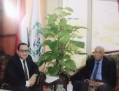 صور.. رئيس قضايا الدولة يلتقي رئيس الجهاز المركزى للتنظيم والإدارة