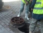 صرف القاهرة: حل مشكلة غمر مياه الصرف بمنشية التحرير فى عين شمس الشرقية
