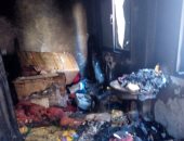 صور.. السيطرة على حريق فى شقة بالاسكندرية بسبب ماس كهربائى