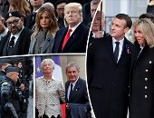 صور.. فرنسا تحيى ذكرى 100 عام على نهاية الحرب العالمية الأولى.. قادة العالم يشاركون ماكرون فى الاحتفالات.. محتجة عارية تهاجم موكب ترامب.. والرئيس الفرنسى يدعو لإحياء السلام واتخاذ العبرة من سنوات الحروب