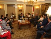 وزير التعليم العالى يستقبل السفير البريطانى الجديد