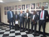 صور.. أبو ريدة يستقبل رؤساء خمسة اتحادات أفريقية